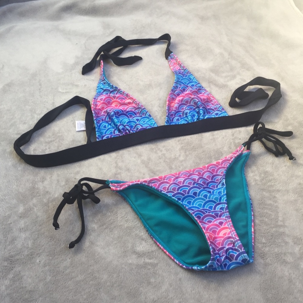 Evil Octopus String Tie Bikini Full Set - Size Sm - image 3